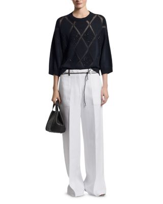 Cotton Paillette Sweater