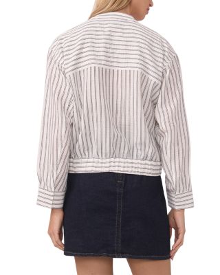 Snap Front Bomber Jacket 