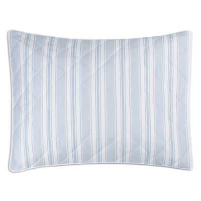 Elio Striped Quilted Standard Sham