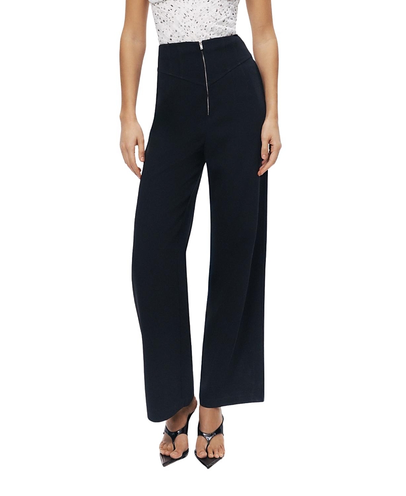 Nocturne High-Waist Wide-Leg Pants
