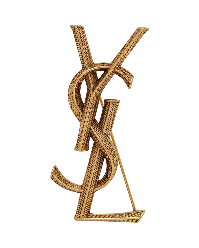 Saint Laurent Cassandre Snake Brooch