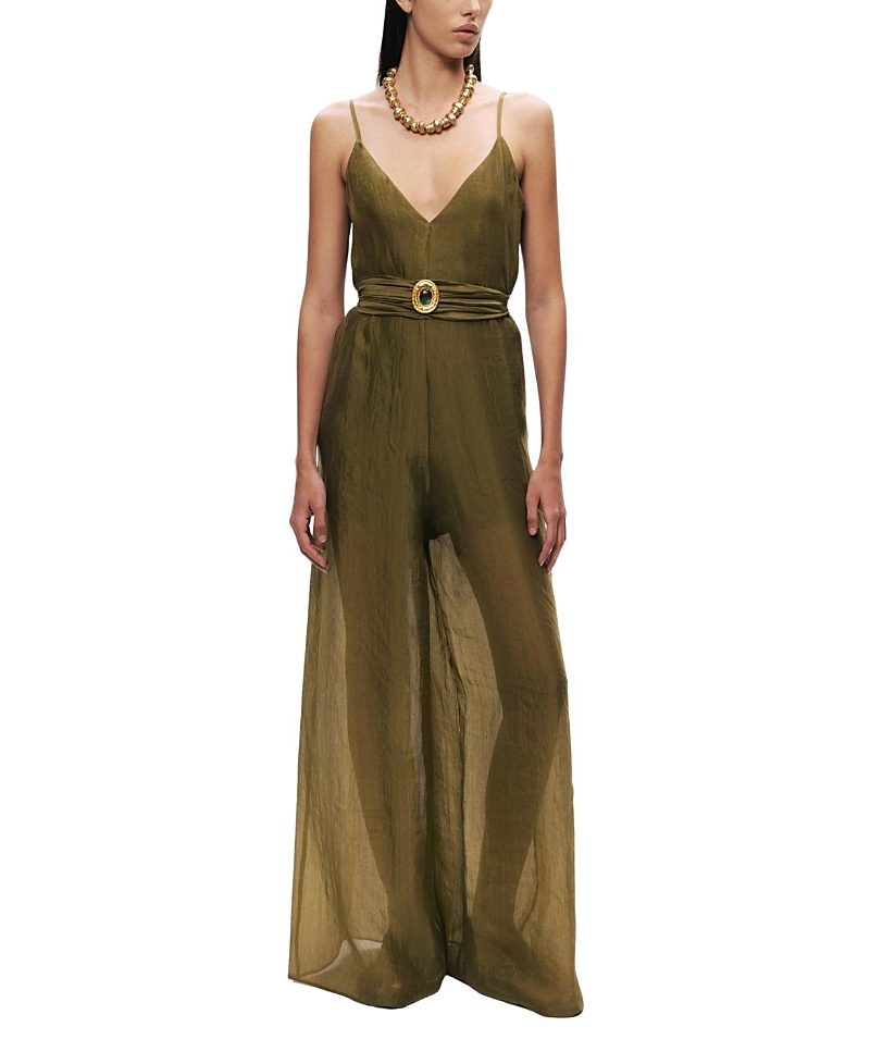 Nocturne Strappy Wide-Leg Jumpsuit
