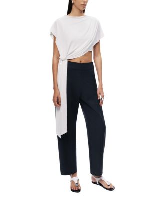  Tailored Straight-Leg Pants