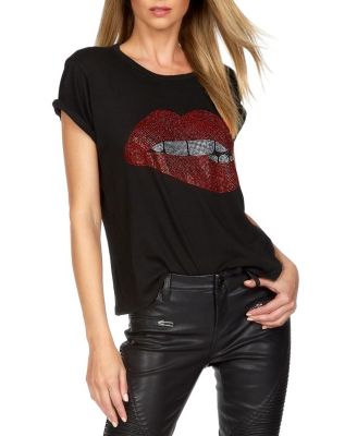  Edda Crystal Biting Lip Top