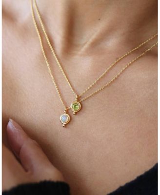  Birthstone Pendant Necklace