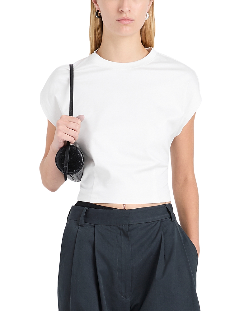 Proenza Schouler White Label Reeva Cropped Tee