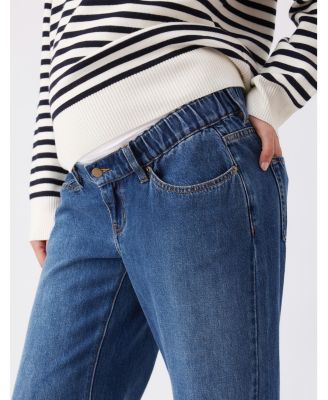 Billie Elastic Waist Jean in Dark Wash