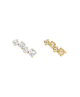  Cosmos Studs in 14K Gold, 1.22ctw Round Brilliant Lab Grown Diamond