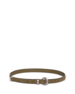 Women's Lucie Dome Buckle Suede Belt