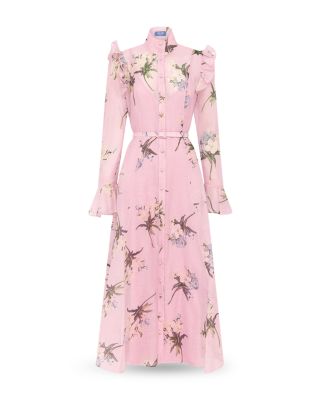 Katrina Butterfly Sleeve Midi Dress