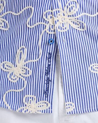 Primrose String Pattern Stripe Shirt