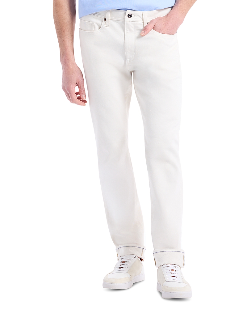 Robert Graham Cadiz Straight Leg Jeans in White