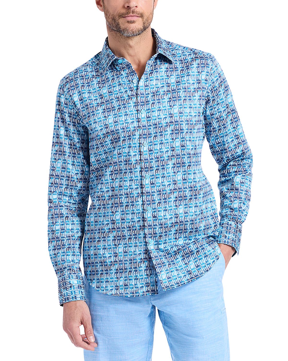 Robert Graham Westmoreland Chainlink Woven Shirt