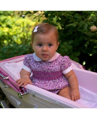 Girls' Ditsy Floral Smocked Babysuit - Baby