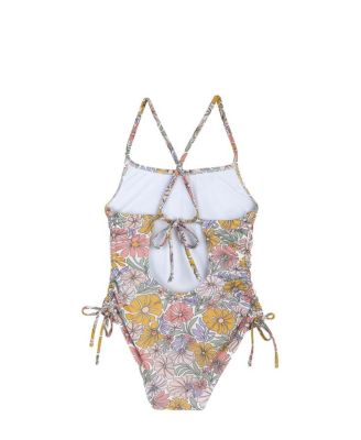 Girls' Soft Bloom Criss Cross Back Adjustable One Piece - Little Kid, Big Kid