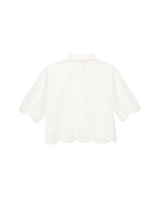  Women's Cotton Broderie Shirt