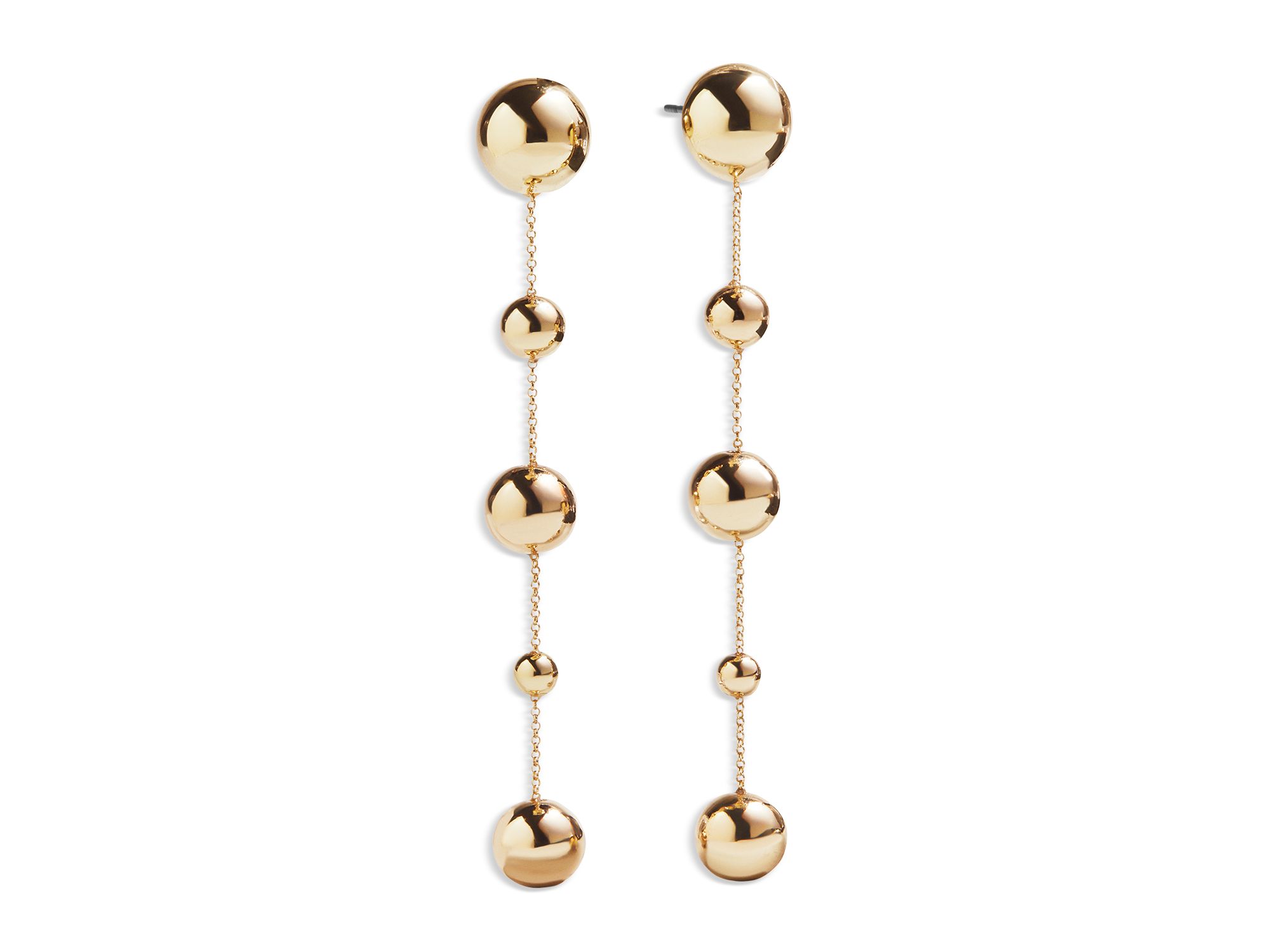 Blair Stationed Bead Linear Drop Earrings - Image 1