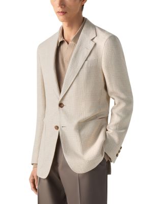 Crossover Linen, Wool, and Silk Jacket