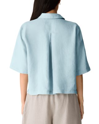 Classic Collar Linen Shirt