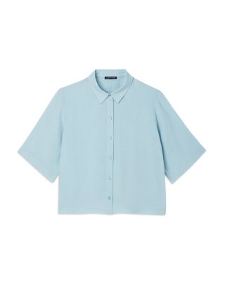 Classic Collar Linen Shirt