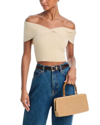 Medium Raffia Crossbody Bag - Exclusive 