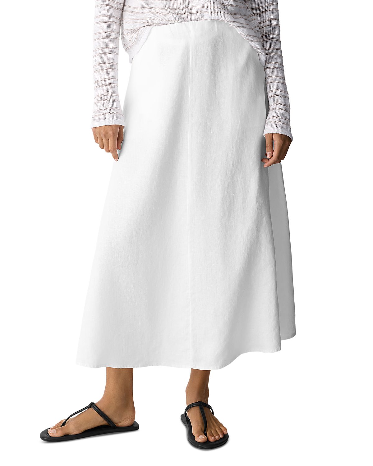Eileen Fisher Linen Full Skirt