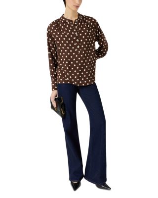 Cayane Tunisian Collar Top