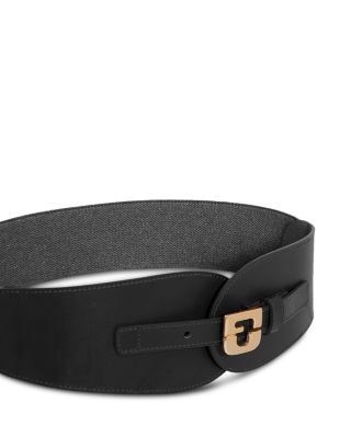Women's Olympe Wide Leather Belt