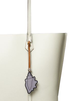 Conch Shell Leather Key Fob