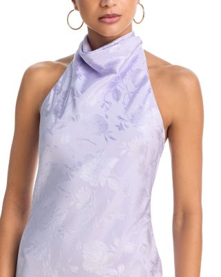 Jacquard Cowl Neck Dress - Exclusive