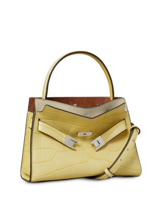 Lee Radziwill Embossed Leather Crossbody Bag