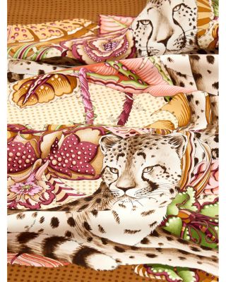 Wild Cat Silk Scarf