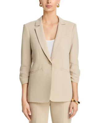 Khloe Ruched-Cuff Blazer