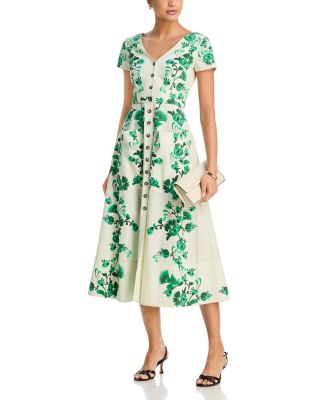 Saffier Vines Midi Shirt Dress