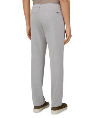 Regular Fit Cotton Blend Jersey Trousers