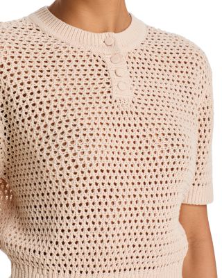 Teddy All Over Knit Top