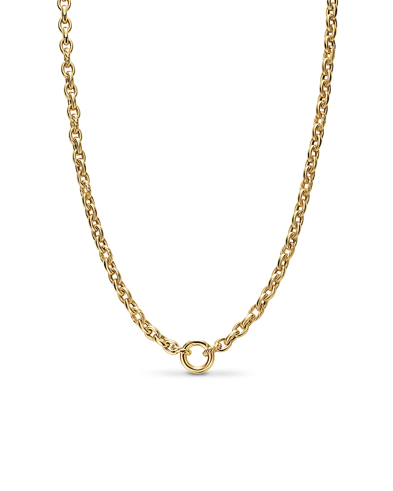 Dy Mercer Petite Chain Necklace in 18K Yellow Gold, 4.5mm