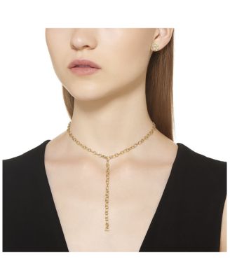 18K Yellow Gold Ribbon Chain Necklace, 18"