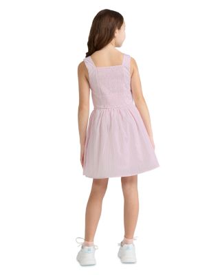 Girls' Faux Button Through Mini Dress - Little Kid, Big Kid