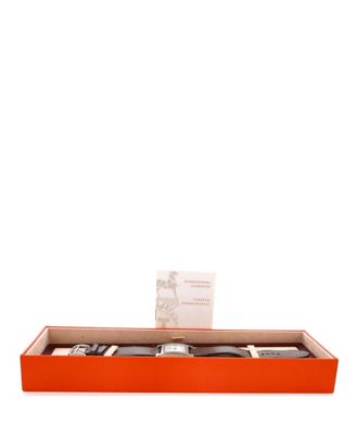 Heure H Quartz Watch in Stainless Steel and Leather 26mm