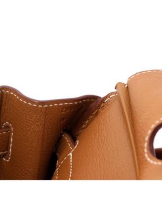 Birkin 30 Handbag Brown Togo with Palladium Hardware