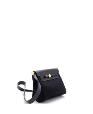 20 Herbag Zip Toile and Leather