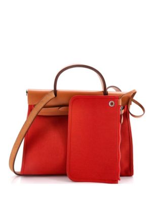 31 Herbag Zip Leather and Toile