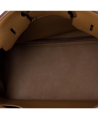 Birkin 35 Handbag Brown Togo with Gold Hardware