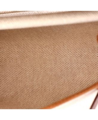 20 Herbag Zip Toile and Leather