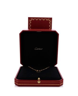  2 Diamonds Love Pendant Necklace 18K Gold and Diamonds, 16.25"