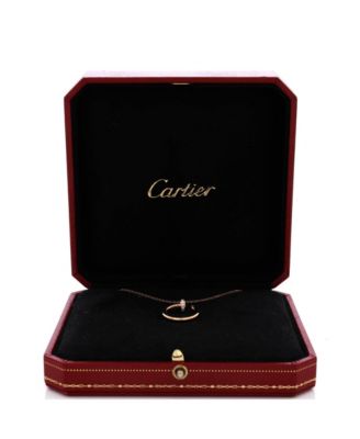  Juste un Clou Pendant Necklace 18K Rose Gold with Diamonds, 15.75"