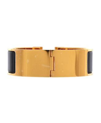 Wide Clic H Bracelet Enamel
