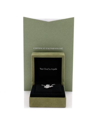  Two Butterfly Pendant Necklace 18K White Gold and Diamonds, 16"