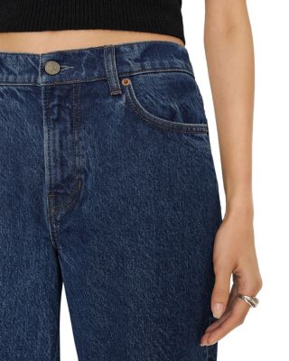 Cary Low Rise Slouchy Wide Jeans in Cleary